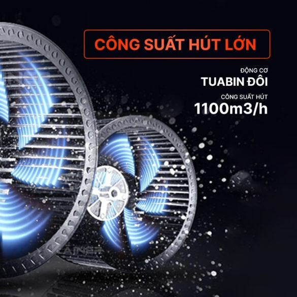 Máy hút mùi kính cong DTK-01