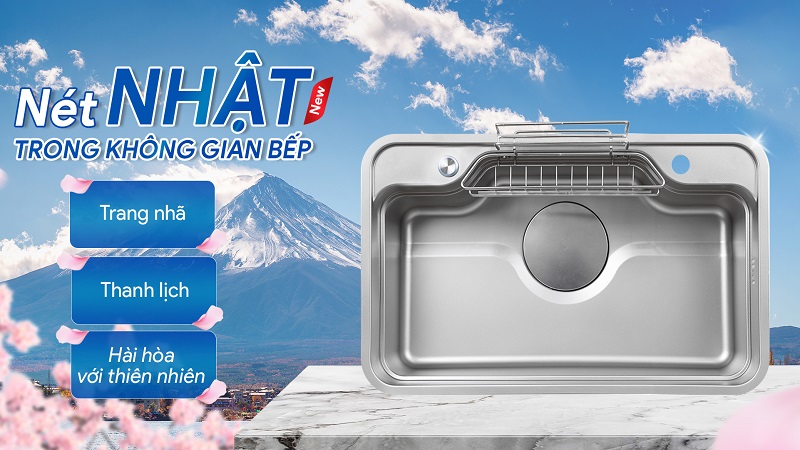 Chậu rửa bán nguyệt Inox 304 7848