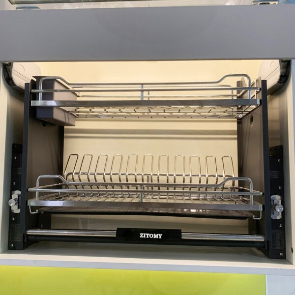 Giá bát đĩa nâng hạ nan Oval Zitomy