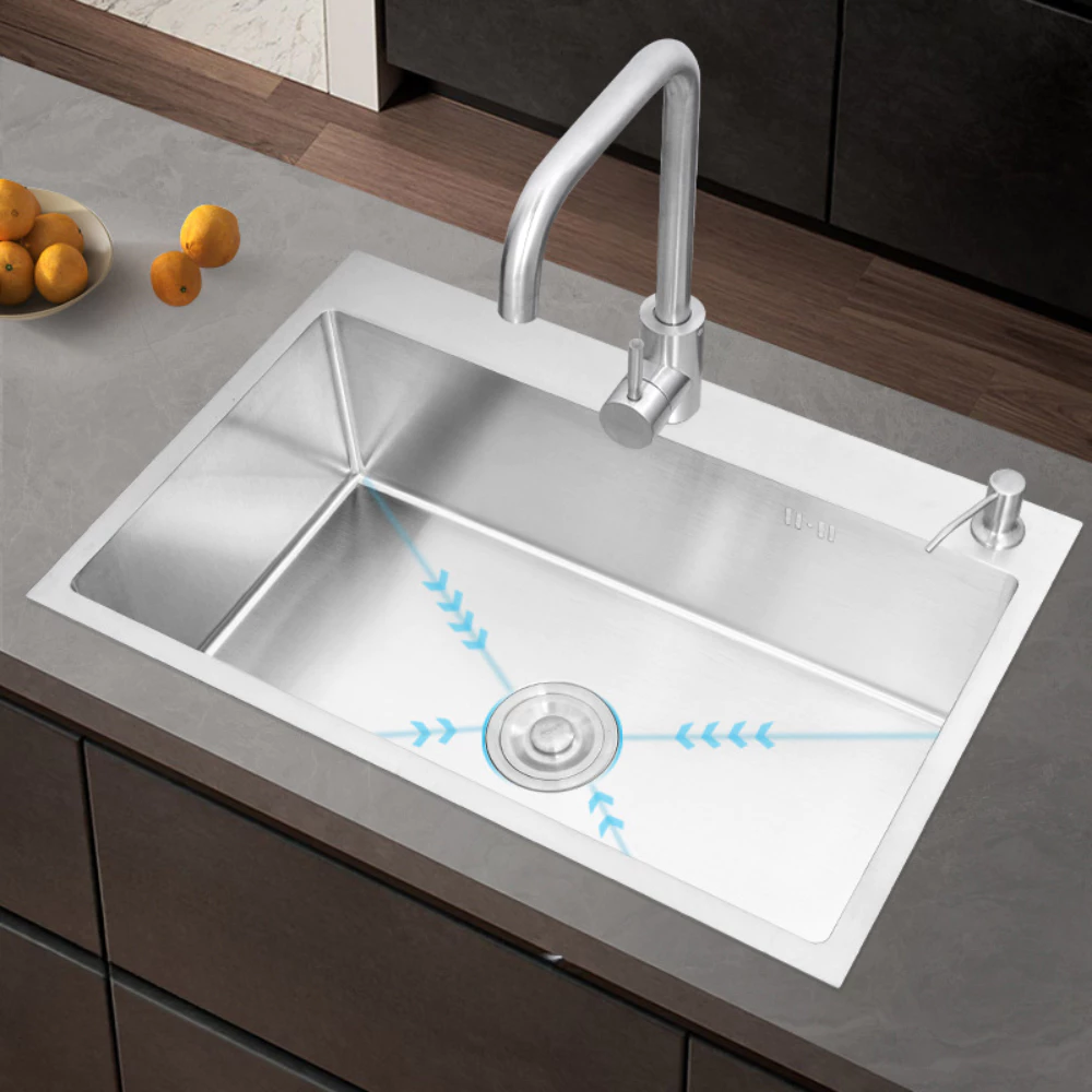 Chậu rửa bát 1 hố Kazonax 6045