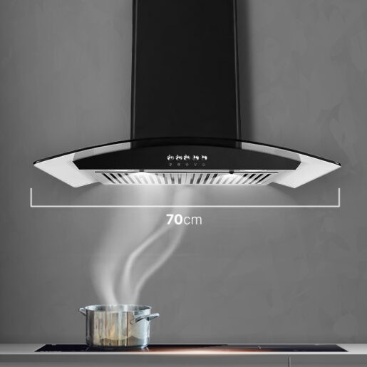 Máy hút mùi kính cong DTK-01