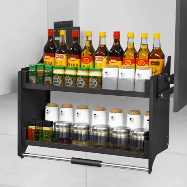 Kệ gia vị chai lọ nâng hạ Zitomy