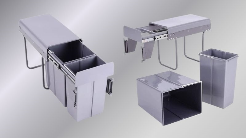 Thùng rác âm tủ 2 ngăn Zitomy