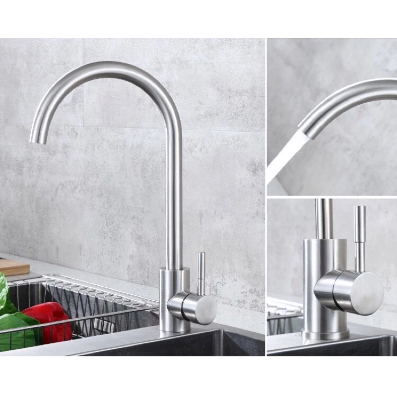 Vòi rửa chén bát Inox 304 V019