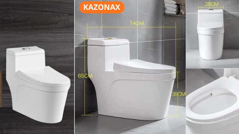 Bồn cầu 1 khối Kazonax R038