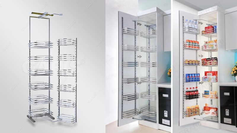 Tủ đồ khô 6 tầng 12 rổ Zitomy