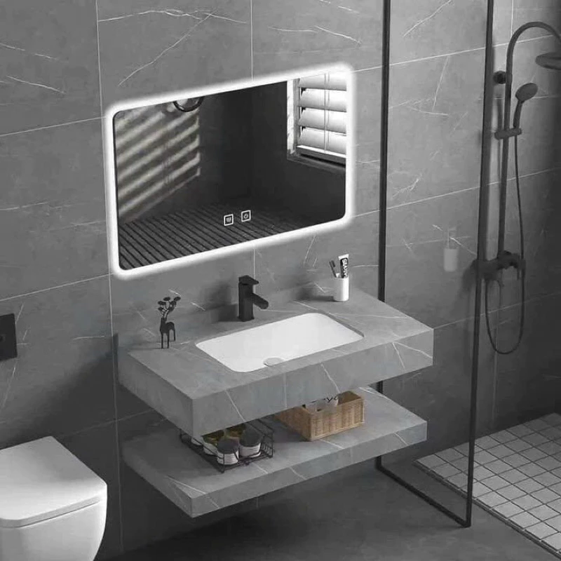 Bàn đá Lavabo tràn viền K04