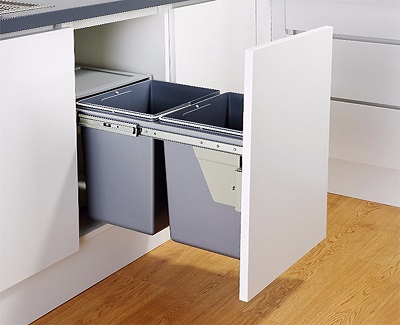 Thùng rác âm tủ 2 ngăn Zitomy