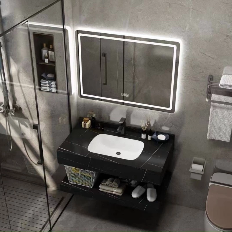 Bàn đá Lavabo tràn viền K04