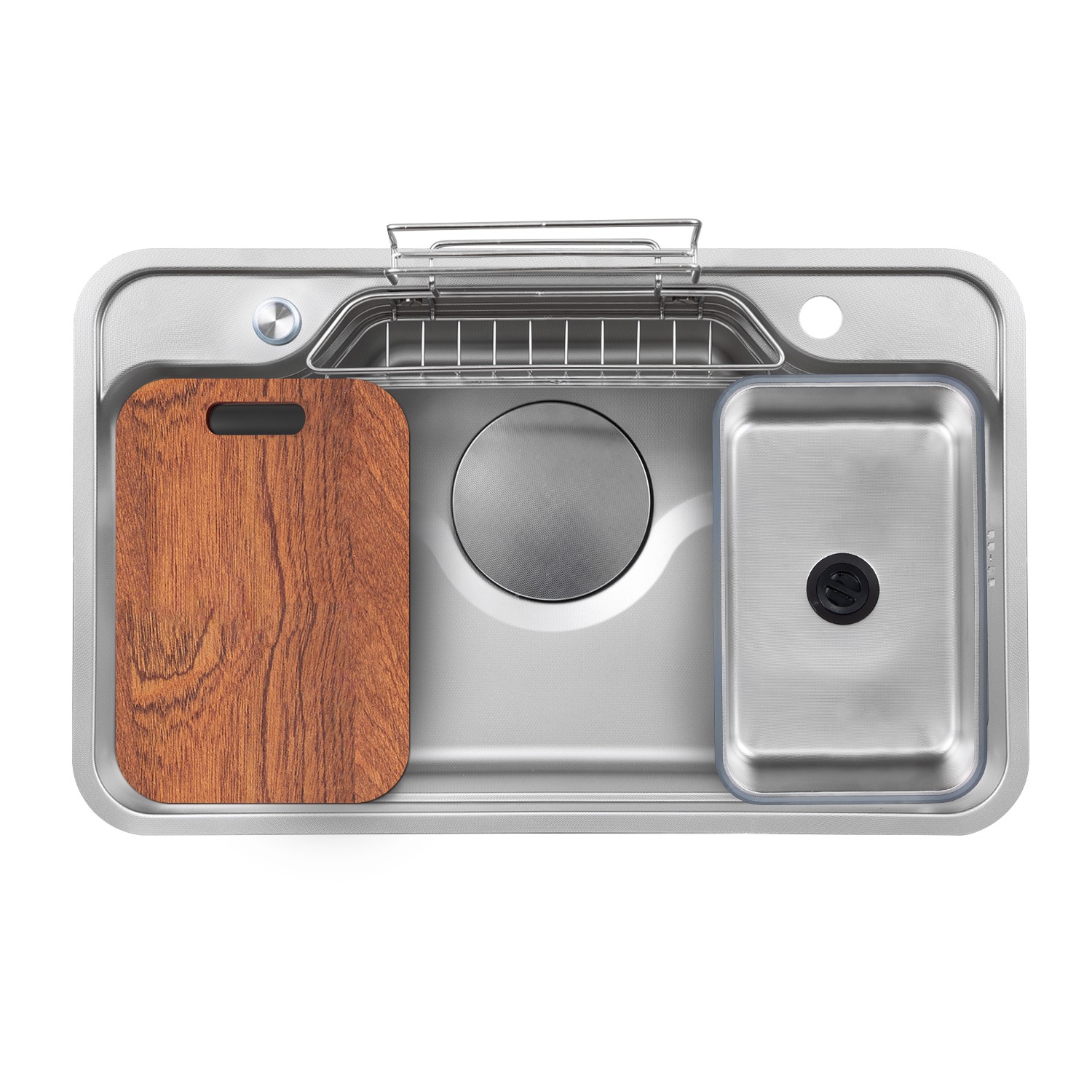 Chậu rửa bát bán nguyệt 7848