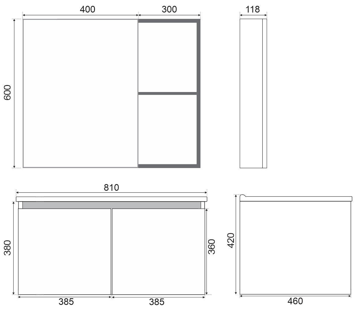 Bộ tủ Lavabo Kazonax LV1159