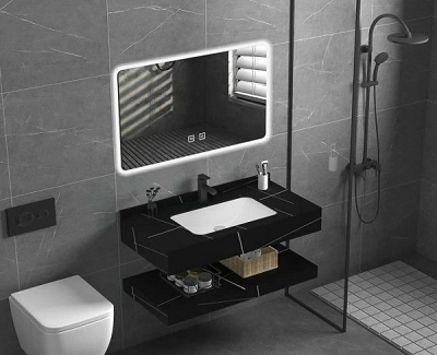 Bàn đá Lavabo tràn viền K04
