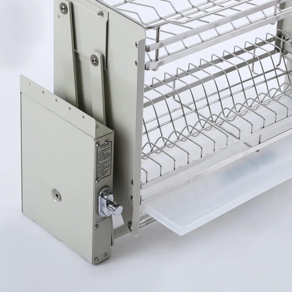 Giá bát đĩa nâng hạ nan dẹt Zitomy