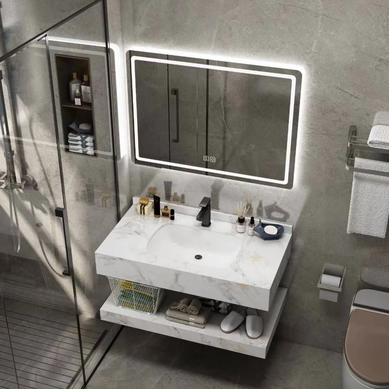 Bàn đá Lavabo tràn viền K04